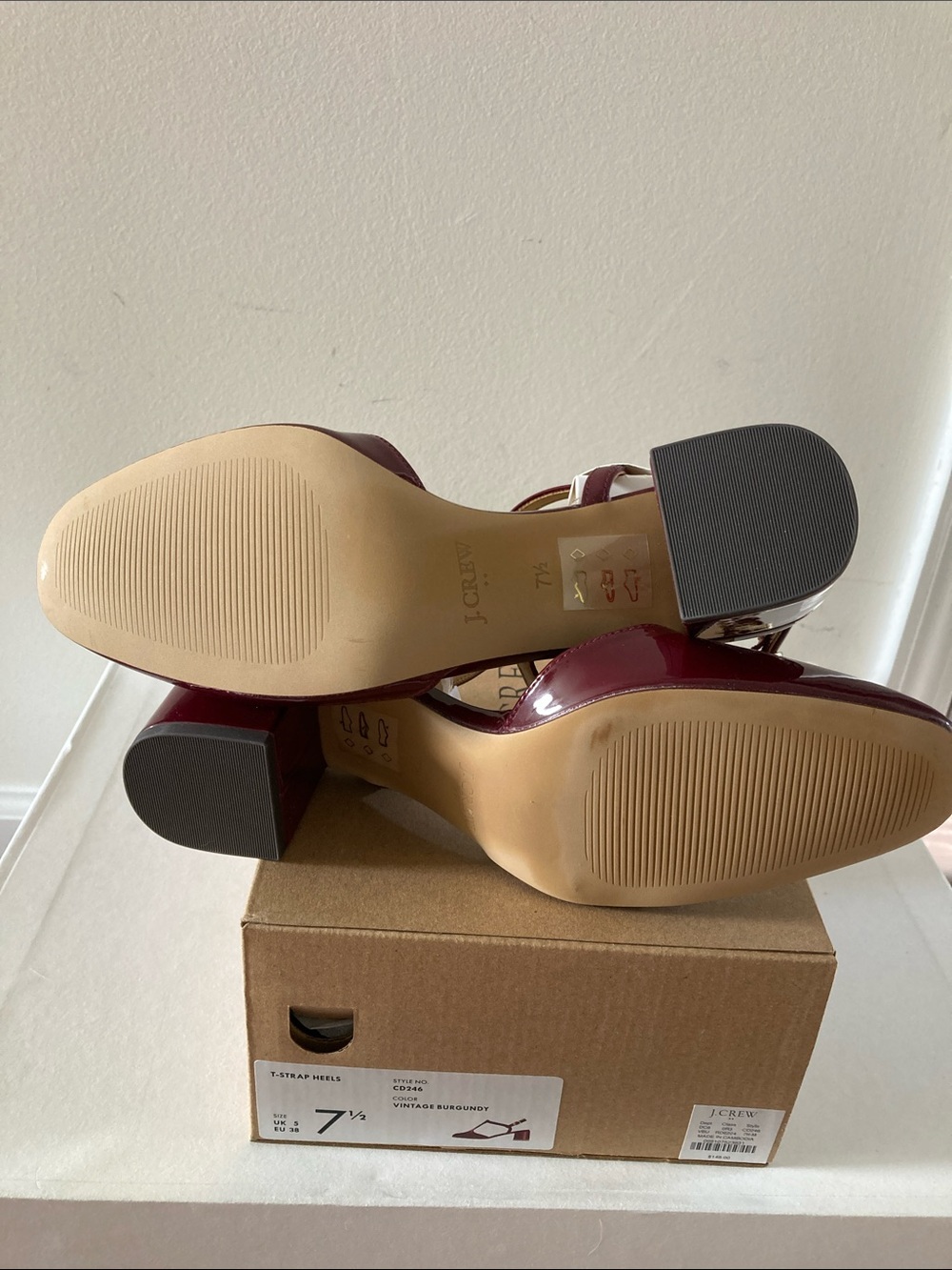 JCrew Factory T-strap heels - Picture 6 of 7